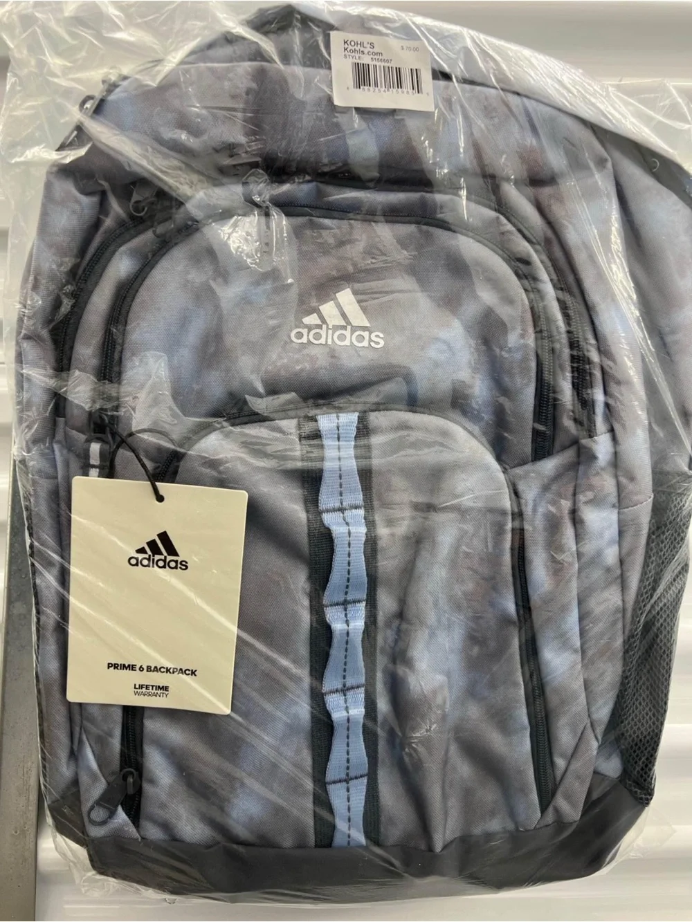 Adidas Prime 6 Backpack  -  Brand New Blue Dawn / Onix Grey
